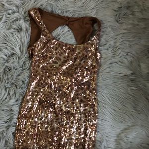 Beautiful sequin cache dress